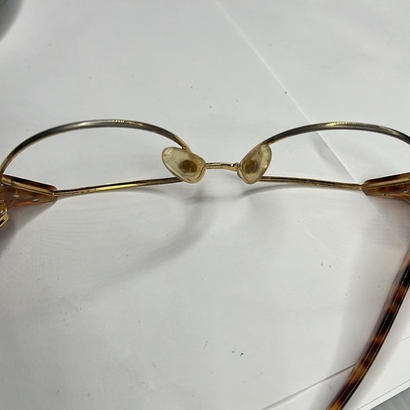 Missoni 90’s Vintage Tortoise Shell Gold Eyeglasses M165 358 Made in Italy - Picture 11 of 11